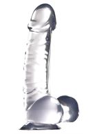 Прозрачный фаллоимитатор на присоске Luxy 7 - 18 см.