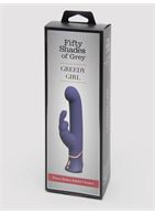 Фиолетовый вибратор Greedy Girl Power Motion Thrusting Rabbit Vibrator (21,6 см)