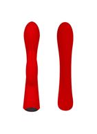 Красный вибромассажер кролик 5" Silicone Bunny Love (19,1 см)