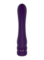 Фиолетовый вибратор Nalone Pure X2 с клиторальным стимулятором (20,7 см)
