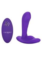 Фиолетовый массажёр простаты Silicone Remote Pinpoint Pleaser с вибрацией