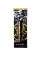 Чёрный классический вибратор Motley Crue Classic Skull (18,4 см)