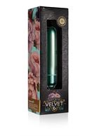 Зеленый мини вибратор Touch of Velvet (10,3 см)