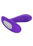 Фиолетовый массажёр простаты Silicone Remote Pinpoint Pleaser с вибрацией