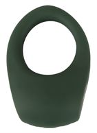 Зеленое эрекционное кольцо с вибрацией Luxurious Vibro Cock Ring