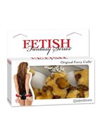 Наручники металлические Furry Love Cuffs с гепардовым мехом