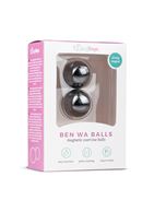 Темно-серые вагинальные шарики Ben Wa Balls без сцепки