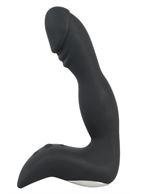 Черный перезаряжаемый вибростимулятор простаты Rechargeable Prostate Stimulator