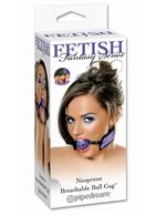 Сиреневый кляп BREATHABLE BALL GAG