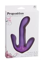 Фиолетовый стимулятор g-точки с дополнительными отростками PROPOSITION G-SPOT STIMULATOR