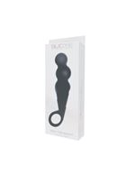 Чёрный анальный стимулятор ASSY THE MAGGOT SILICONE - 14,5 см.