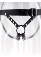 Полый страпон на регулируемых ремнях Harness with Hollow Strap-On (20,3 см)