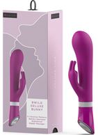 Ярко-розовый вибратор-кролик Bwild Deluxe Bunny (19,3 см)