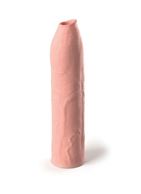 Телесная насадка удлинитель Uncut Silicone Penis Enhancer (17,8 см)