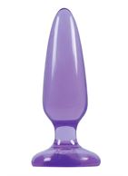 Малая фиолетовая анальная пробка Jelly Rancher Pleasure Plug Small - 10,2 см.