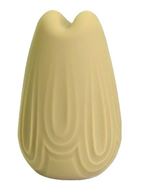 Желтый перезаряжаемый вибратор Vase (7,4 см)