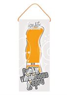 Оранжевый вибромассажер для точки G FUNKY VIBELICIOUS G SPOT - 12 см.