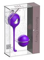 Фиолетовое виброяйцо с пультом управления Remote Cherry