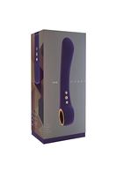 Фиолетовый вибратор Ombra - 21,5 см.