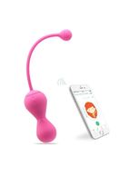 Подарочный набор: розовый тренажер Кегеля MAGIC KEGEL MASTER 2 и фиолетовые менструальные чаши