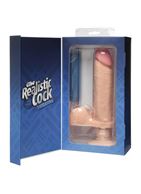 Вибромассажер-реалистик на присоске The Realistic Cock ULTRASKYN Vibrating 8”- 23,5 см.