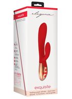 Красный вибратор Exquisite с подогревом (20,5 см)