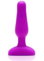 Анальная вибропробка цвета фуксии NOVICE REMOTE CONTROL PLUG FUCHSIA - 10,2 см.