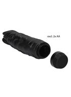 Черный вибратор Realisic Multispeed Vibrator (23 см)