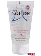 Смазка на водной основе JUSTGLIDE со вкусом клубники - 50 мл. 