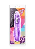 Фиолетовый вибратор реалистик Fantasy Vibe (22,8 см)