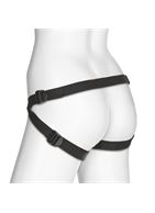 Трусики с двумя плагами Double Penetration Velvet Harness with 2 plug