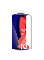 Красный перезаряжаемый вибратор VIBE 03 (18,5 см)
