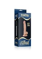 Телесный вибратор Real Extreme - 19 см.