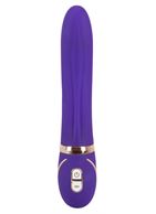 Фиолетовый вибромассажер для точки G Glam Up Purple GR - 22 см.