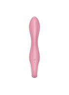 Розовый вибромассажер с функцией расширения Air Pump Vibrator 2 (20,9 см)