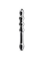 Изогнутый стимулятор G-точки DARKER DELICIOULSY DEEP STEEL G-SPOT DILDO (25,4 см)