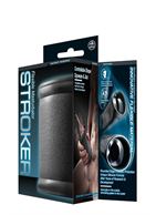 Серый мастурбатор с ребрышками FLEXIBLE MASTURBATOR STROKER