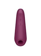 Бордовый вакуум-волновой стимулятор Satisfyer Curvy 1+