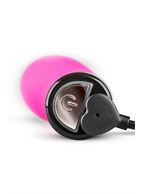 Розовый силиконовый мини вибратор Lil Bullet (10 см)