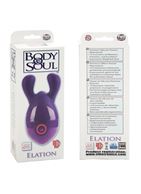 Фиолетовый вибромассажер BODY SOUL ELATION