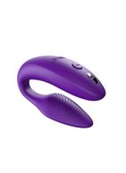 Фиолетовый вибратор для пар We-Vibe Sync 2