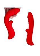 Красный вибратор 5" Silicone Wild Passion (19,1 см)