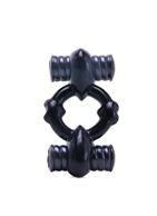 Эрекционное кольцо с двумя вибраторами TLC All Nighter Dual Wireless Cock Ring
