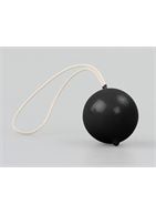 Чёрный вагинальный шарик Geisha Super Ball