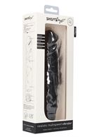 Черный вибратор Realisic Multispeed Vibrator (23 см)