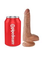 Фаллоимитатор-мулат с мошонкой и присоской 6" Cock with Balls (17,8 см)