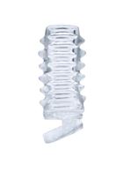 Открытая насадка на член Adam Male Toys The Tug CyberSkin Stroker