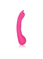 Розовый вибромассажер Impress Scoop - 12 см.