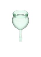Набор зеленых менструальных чаш Feel Good Menstrual Cup