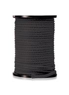 Черная веревка для связывания Bondage Rope (60,9 м)